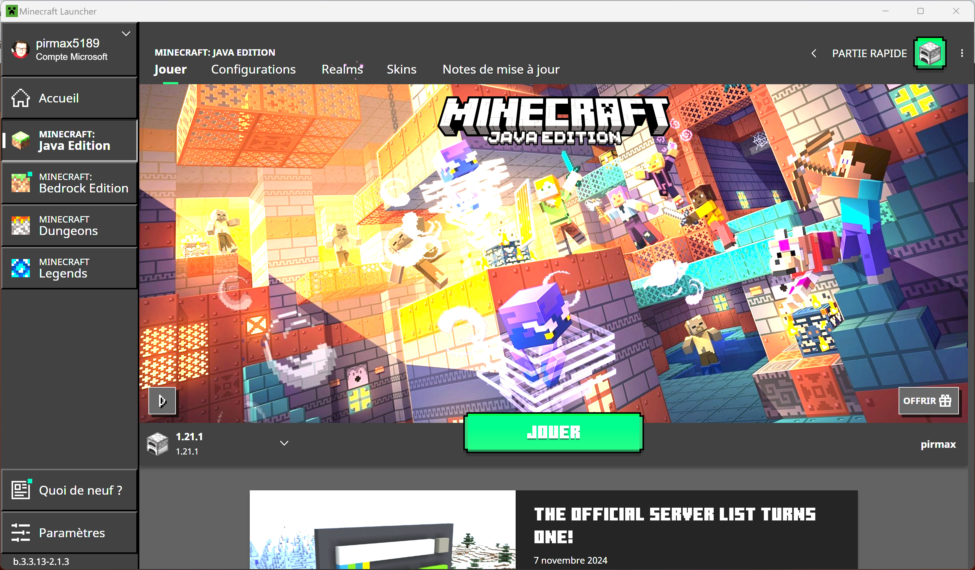 Launcher de Minecraft